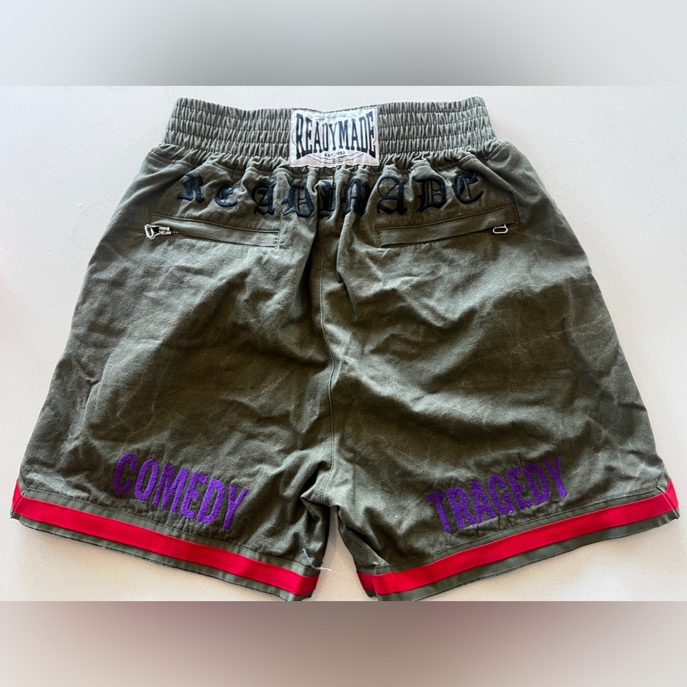 READYMADE BOXING SHORTS - GREEN